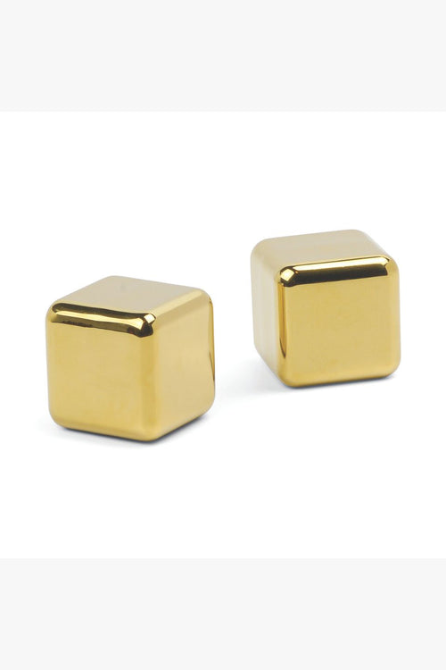 gold cocktail chiller cubes