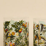 Sorrento Lemon Print Glass Tumbler Each