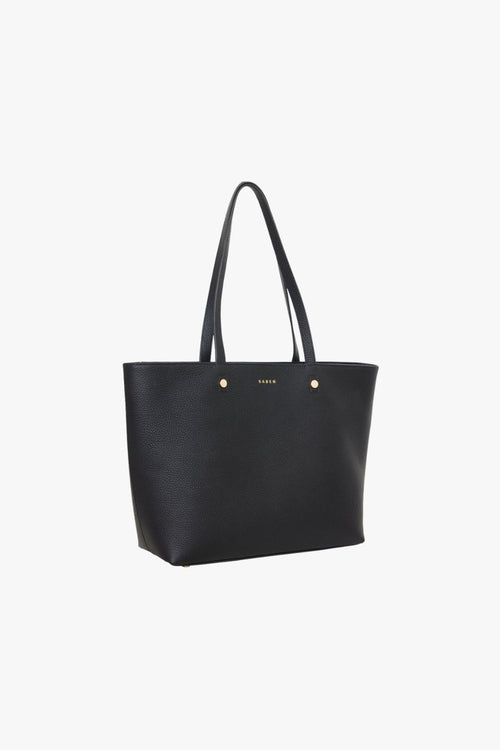 Tilbury Black + Chain Print Leather Shoulder Bag ACC Bags - All, incl Phone Bags Saben   