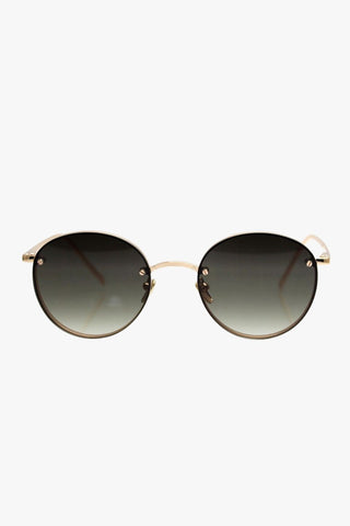 Instant Karma Two Round Frameless Gold With Smoke Lens Sunglasses ACC Glasses - Sunglasses Reality Eyewear   