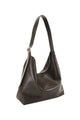 Sisa Chocolate Shine Slouch Shoulder Bag