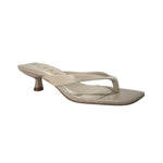 Bone thong style low heel shoe