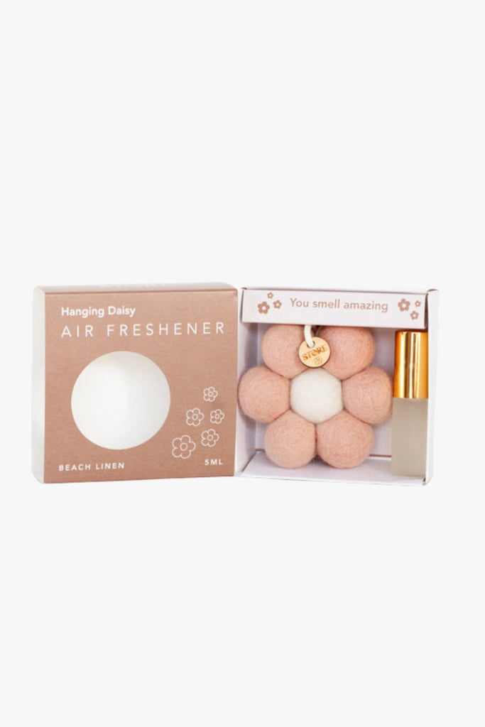 Shop Felt Hanging Blush Daisy Air Freshener | Flo & Frankie