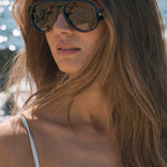 Dream Boat Cocoa Aviator Sunglasses