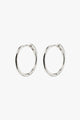 Eanna Medium Hoops Recycled Silver Plated Earrings