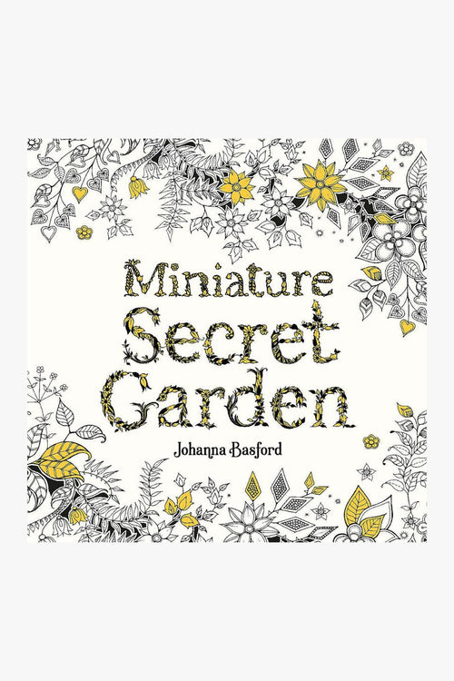 Miniature Secret Garden Colouring Book HW Books Flying Kiwi   