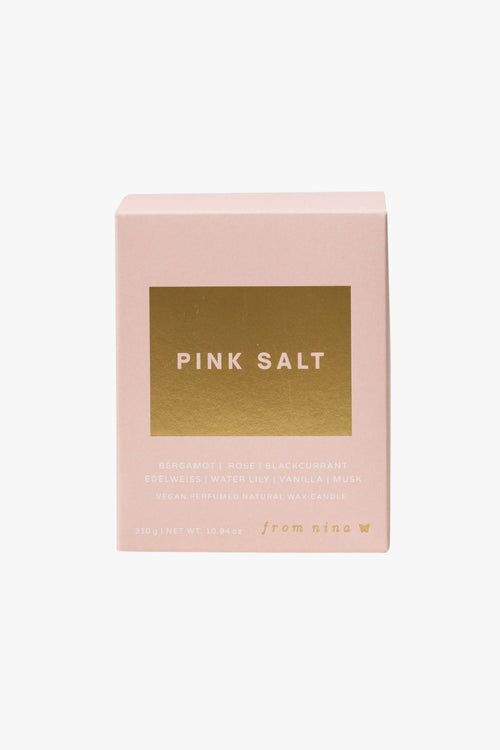 Pink Salt 310g Perfumed Candle HW Fragrance - Candle, Diffuser, Room Spray, Oil From Nina   