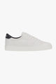 2843 White With Black Trim Club Canvas Grape-Faux Leather Sneaker