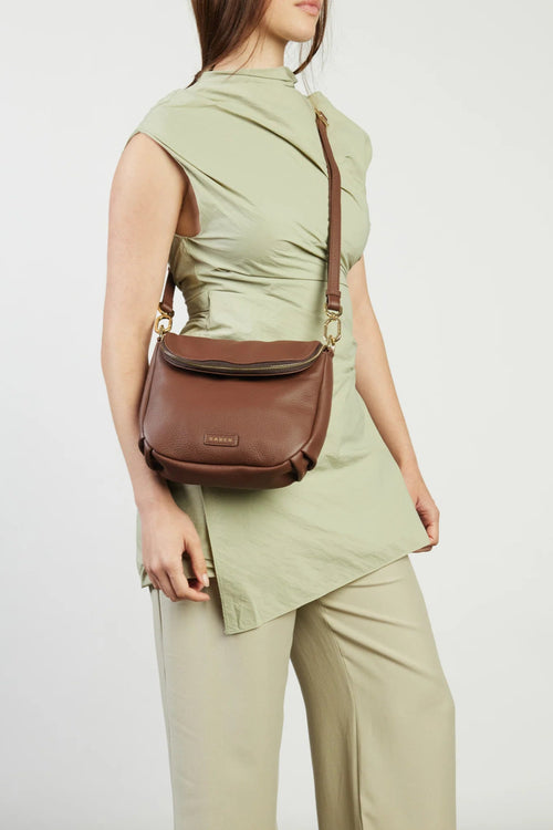 Brown shoulder bag