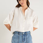 Kindly Mid Blue Pocket Front Denim Shorts