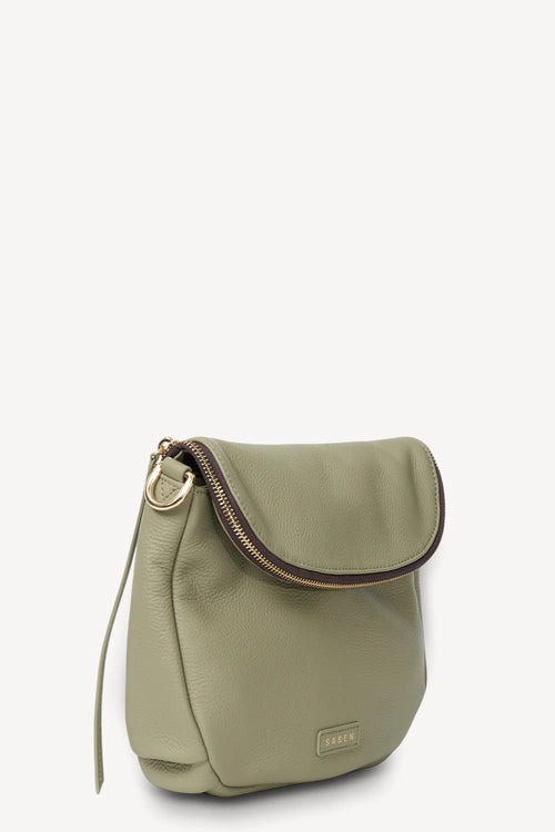Green crossbody bag