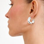 Jennings Silver Hoop Earrings