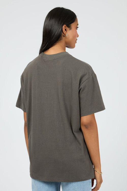 Yellowstone Charcoal Digital Print Relaxed Tee
