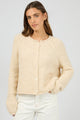 Devon Cream Crew Cardigan