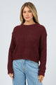 Ivy Wine Knit Jumper