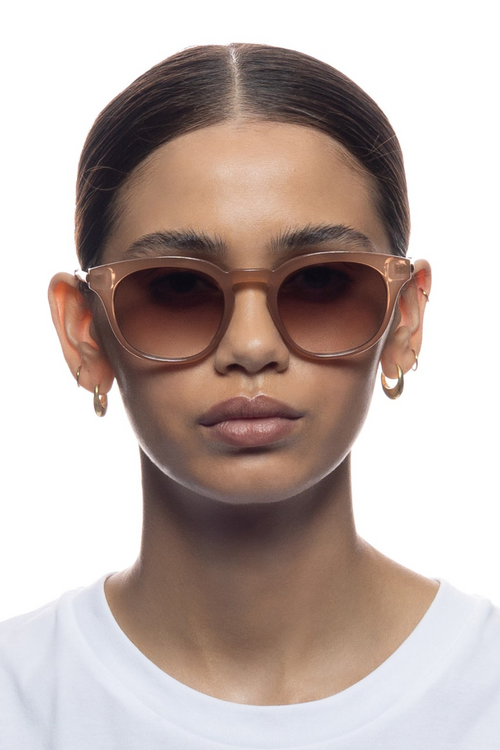 Shop Trasher Barley Brown Gradient Lens Sunglasses Flo Frankie