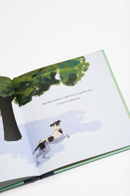 Pages with text and illustration from a book titled ' When You Love a Dog'