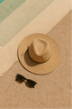 Finley Natural Suede Trim Panama Hat