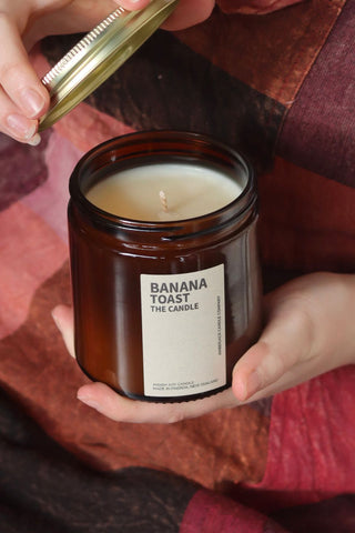 Banana Toast 400gm Candle HW Fragrance - Candle, Diffuser, Room Spray, Oil Amberjack   