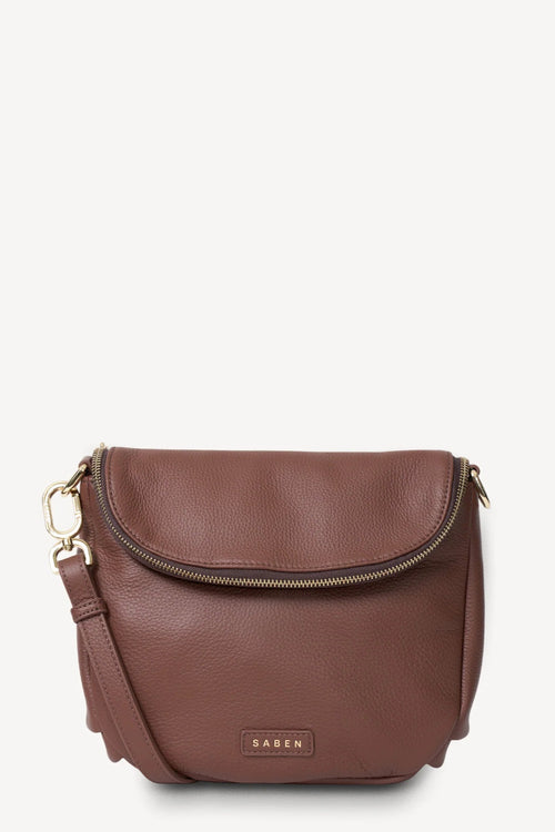 Brown shoulder bag