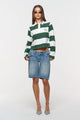 00 Selena Low Blue Baggy Long Short