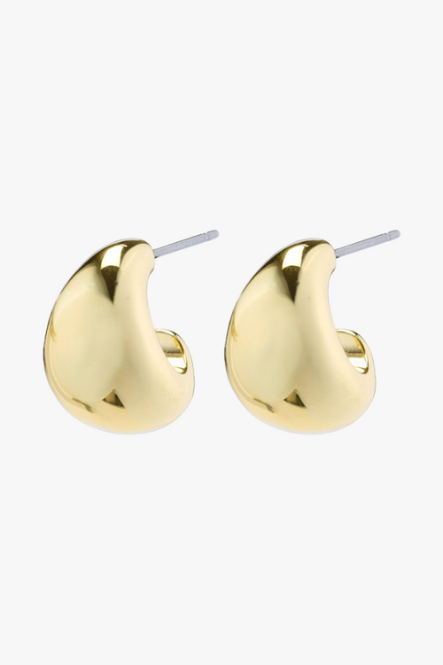 Gold Chunky Mini Hoop Earrings