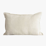 Arcadia Almond Beige Feather Inner 40x60cm Linen Cushion HW Cushions Baya   