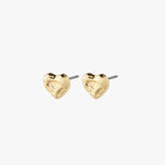 heart gold earring