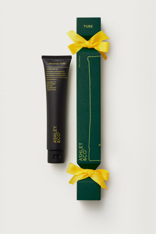 christmas cracker with hand cream