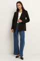 Atlantic Black Lyocell Cotton Classic Blazer