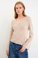 Aurora String Scoop Neck Crochet Knit Jumper