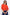 Person wearing an orange cardigan and dark blue jeans on a white background