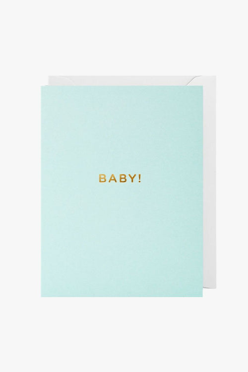 Baby Mini Blue Greeting Card HW Greeting Cards Oxted   