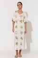 Bailee Botanical Print Belle Dress