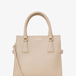 beige handbag