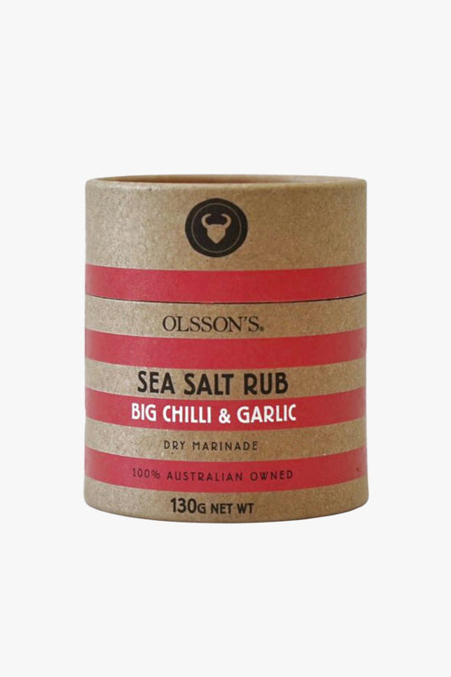 Big Chilli + Garlic 130g Sea Salt Rub HW Food & Drink Olsson's   