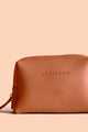 Terracotta Vegan Leather Beauty Bag
