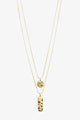 Blink Recycled 2-in-1 Gold-Plated Necklace