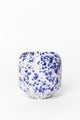 Blue Splash Glazed Ceramic Soy Wax Candle