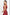 Bountiful Paprika Satin Tie Back Bias Slip Maxi Dress