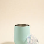 blue wine tumbler