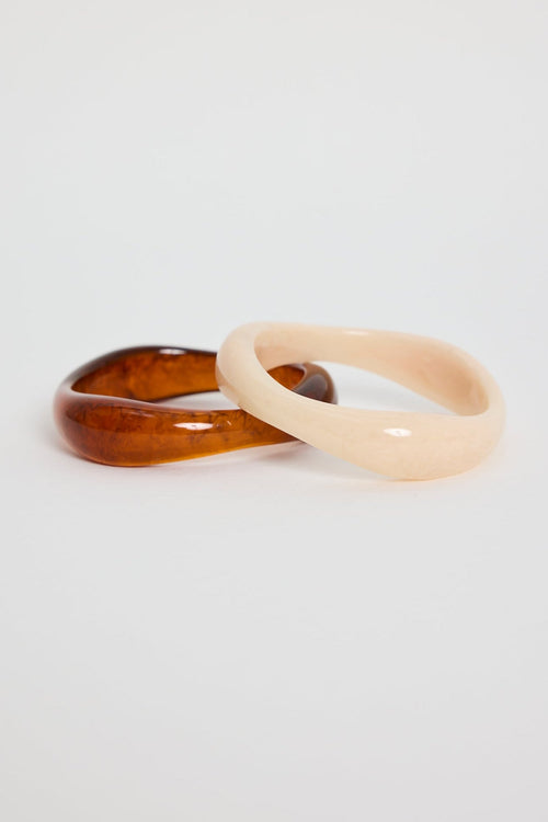 brown resin bangle