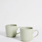 green mug set