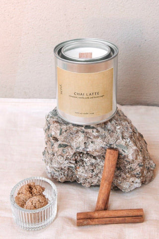 Chai Latte 250g Soy Candle HW Fragrance - Candle, Diffuser, Room Spray, Oil Sent Studio   