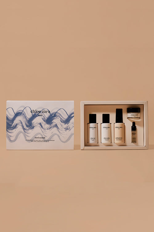 Chloe Zara Travel Essentials Mini Kit HW Beauty - Skincare, Bodycare, Hair, Nail, Makeup Chloe Zara   