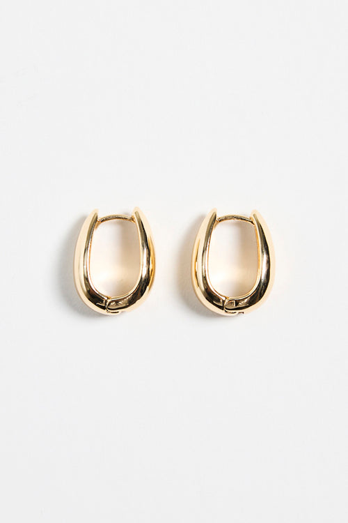 VLAMU Chunky Gold Heart Drop Earrings For Women - 5cm Bold Fashion Jewelry, Everyday Wear