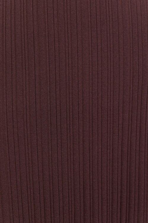 Close-up of a ribbed brown fabric texture