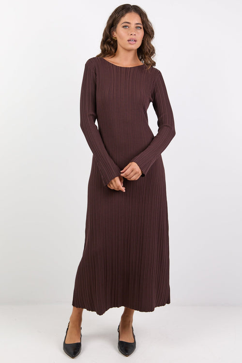 chinese dress ladies Carmen Tie-Front Ribbed Dress