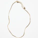 gold snake chain necklace
