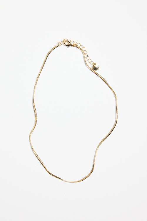 gold snake chain necklace